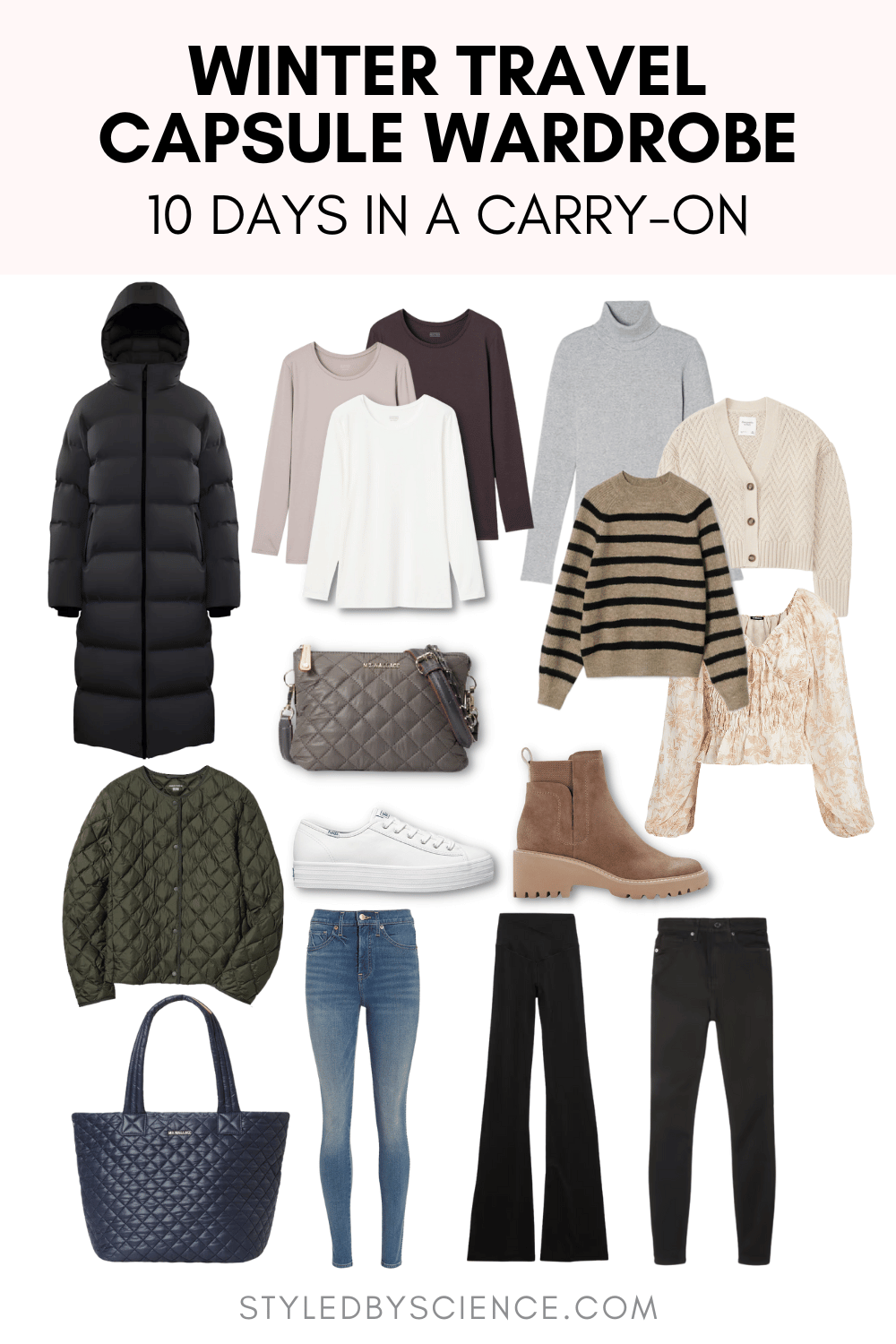 Winter Travel Capsule Wardrobe: How to Pack 10 Days in a Carry-On