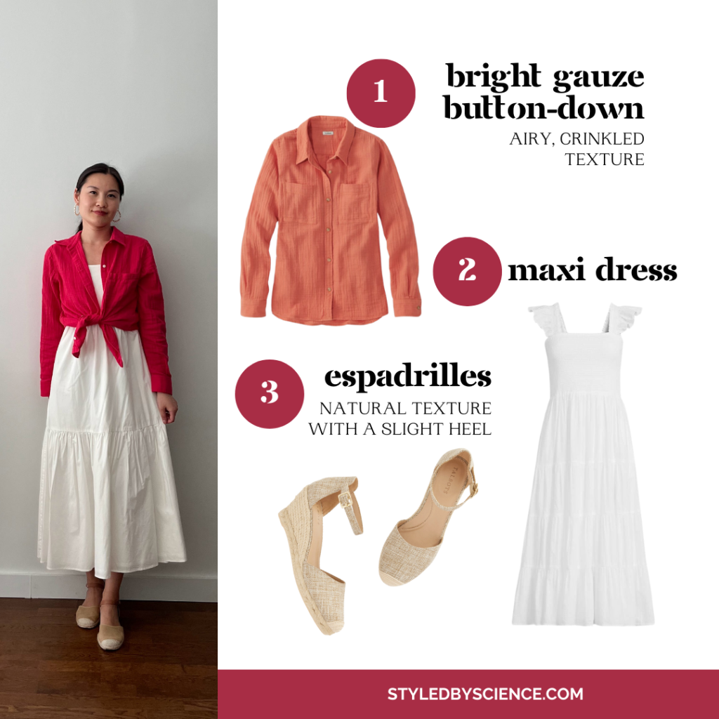 Gauze Button Down Top/ Short Set